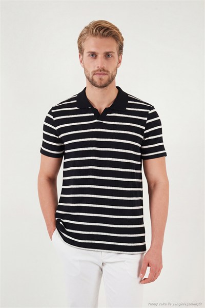 Pamuklu Regular Fit Erkek Polo T Shirt 5904022 SİYAH