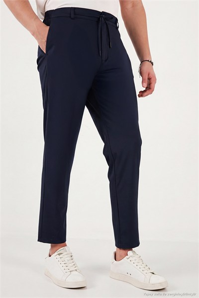 Pamuklu Regular Fit Normal Bel Erkek Pantolon CF26S615307 LACİVERT