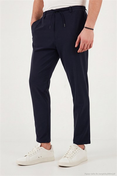 Pamuklu Regular Fit Normal Bel Erkek Pantolon CF26S615261 LACİVERT