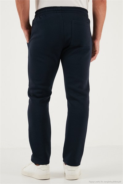 Pamuklu Regular Fit Normal Bel Şardonlu Erkek Eşofman Altı 5908040 KOYU LACİVERT