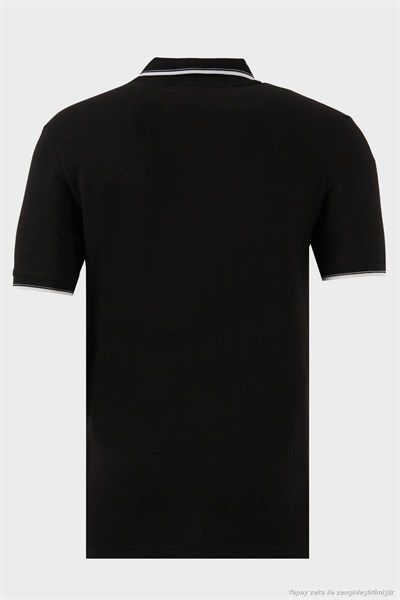 Pamuklu Regular Fit Şerit Detaylı 3lü Paket Erkek Polo Yaka T Shirt 5902964S3 Haki-Siyah-İndigo