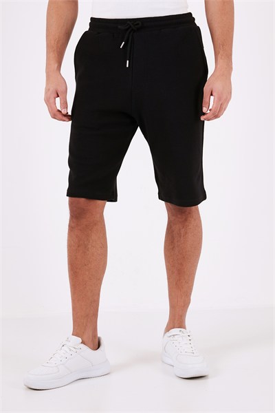 Pamuklu Relaxed Fit Cepli Erkek Short 5908023 SİYAH