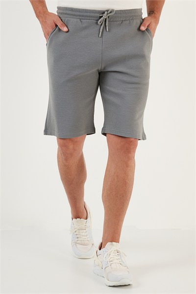 Pamuklu Relaxed Fit Cepli Erkek Short 5908023 AÇIK HAKİ