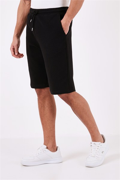 Pamuklu Relaxed Fit Cepli Erkek Short 5908023 SİYAH