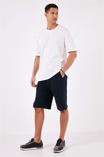 Pamuklu Relaxed Fit Cepli Erkek Short 5908023 İNDİGO