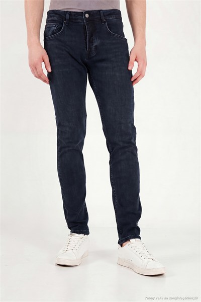 Pamuklu Slim Fit Normal Bel Jeans Erkek Kot Pantolon 1135C64NAPOLI KOYU LACIVERT