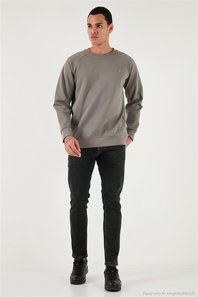 Pamuklu Slim Fit Yüksek Bel Dar Paça Jeans Erkek Kot Pantolon 3300C30TOKYO SİYAH