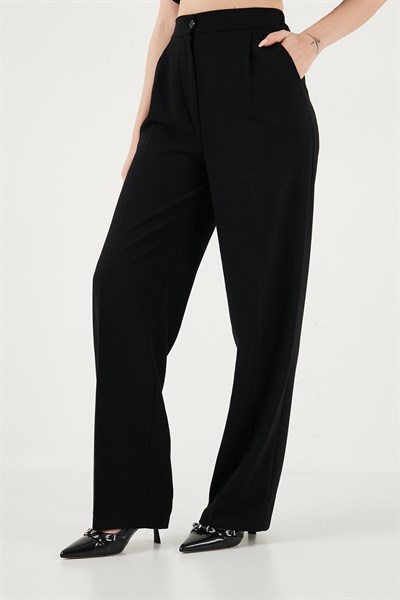 Regular Fit Beli Büzgülü Kısa Kollu Kadın Takım 6928870 SİYAH
