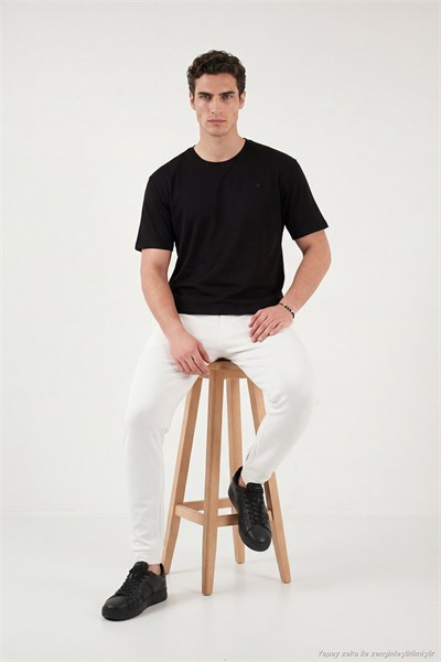 Regular Fit Bisiklet Yaka Erkek T Shirt 5904028 SİYAH
