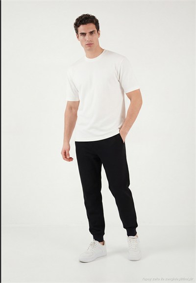 Regular Fit Bisiklet Yaka Erkek T Shirt 5904028 EKRU