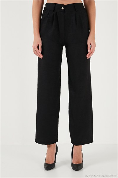 Regular Fit Bol Paça Yelekli Kadın Takım 67045162S4 SİYAH