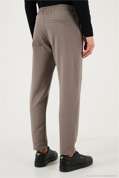 Regular Fit Normal Bel Düz Paça Erkek Eşofman Altı 5908050 TOPRAK