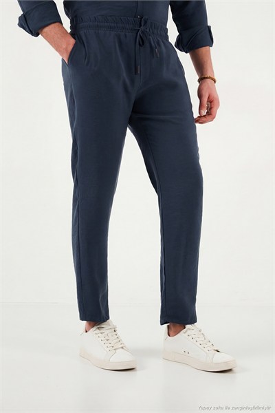 Regular Fit Normal Bel Düz Paça Erkek Pantolon CF26S611639 İNDİGO