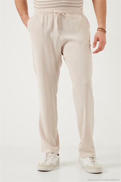Regular Fit Normal Bel Düz Paça Erkek Pantolon 6689255 TAŞ