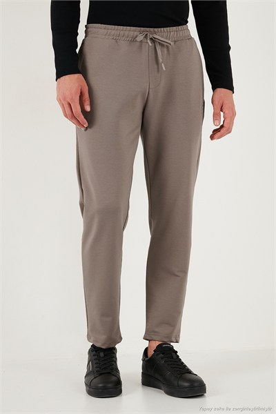 Regular Fit Normal Bel Düz Paça Erkek Eşofman Altı 5908050 TOPRAK