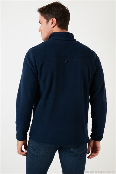 Slim Fit Anti-Pilling Tüylenme Yapmayan Şardonlu Soğuk Geçirmez  2li Paket Erkek Polar 5906001S2 LACİVERT-LACİVERT