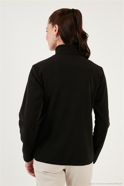Slim Fit Yumuşak Dokulu Anti-Pilling Tüylenme Yapmayan 2li Paket Kadın Polar 5907000S2 SİYAH-TURKUAZ