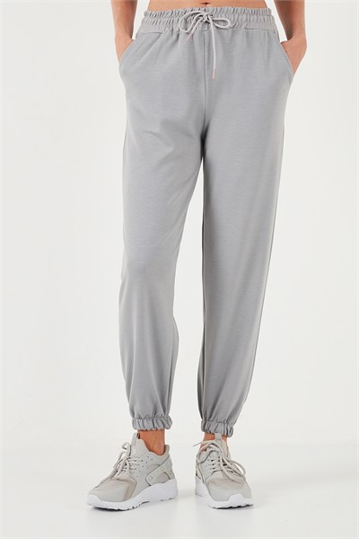 Streç Regular Fit OYSHO Kumaş Kadın Eşofman Altı 5865798O GRİ