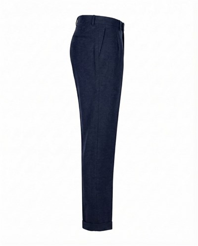 Alata Pleated Pants Navy