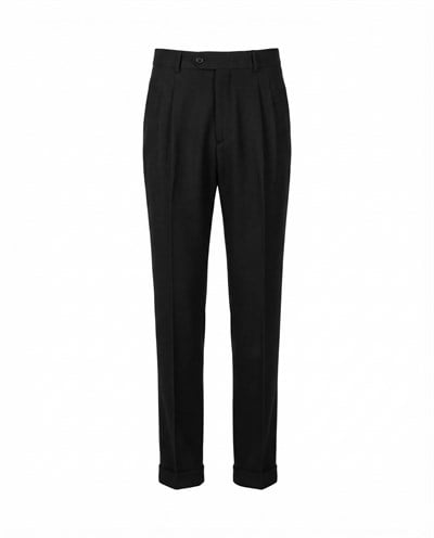Alata Pleated Pants Black