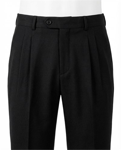 Alata Pleated Pants Black