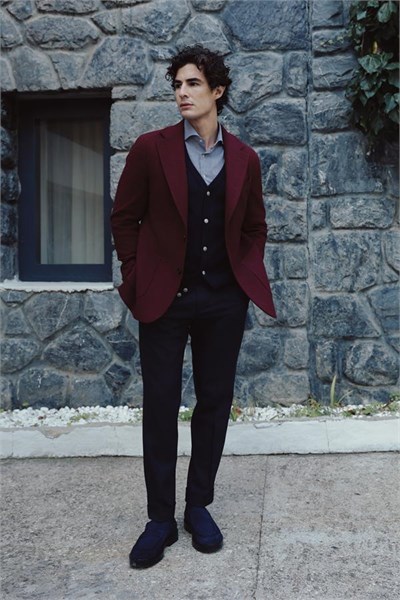 Aura Ceket Bordo