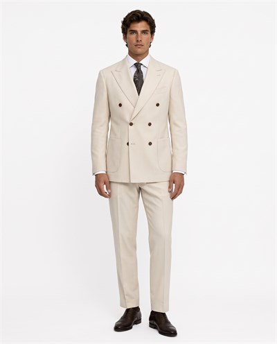 Sandy  Cross-Over Suit Bej