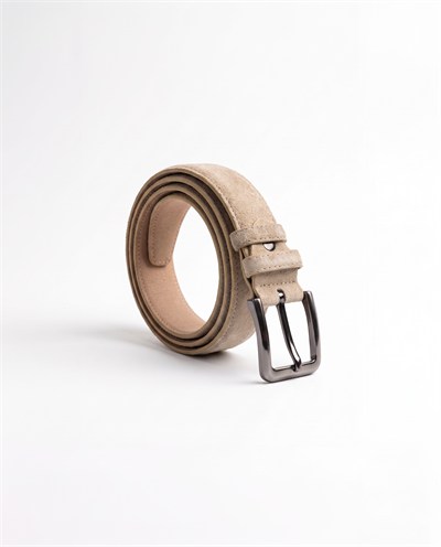 Belt Bej Suede