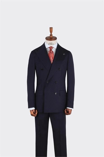 Bellagio Cross-Over Suit Navy