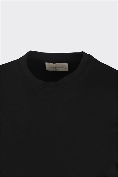 Bis.Yaka K.Kol T-Shirt Siyah