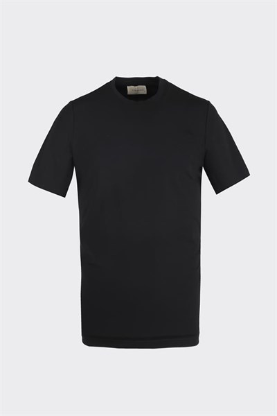 Bis.Yaka K.Kol T-Shirt Siyah