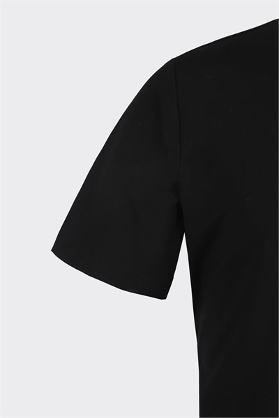 Bis.Yaka K.Kol T-Shirt Siyah