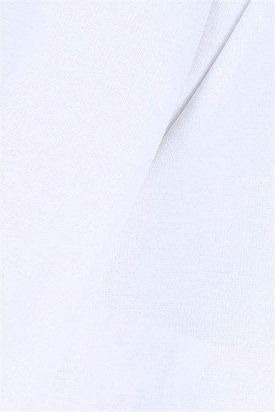 Bis.Yaka K.Kol T-Shirt Beyaz