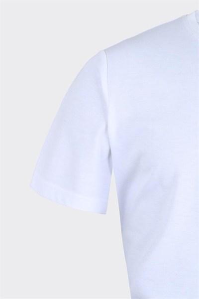 Crew Neck Short Sleeve T-Shirt White