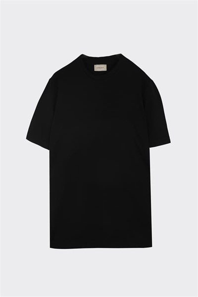 Bis.Yaka K.Kol T-Shirt Siyah