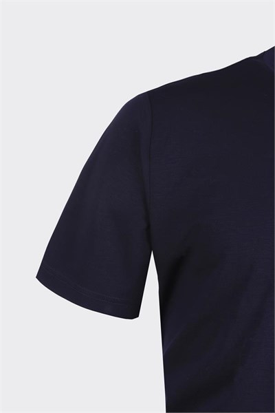 Bis.Yaka K.Kol T-Shirt Lacivert