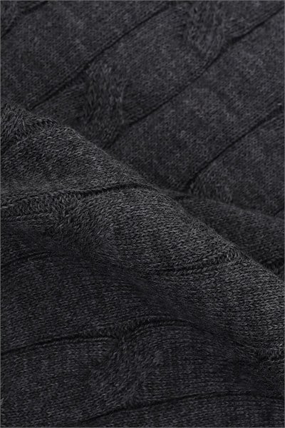 Full Fisherman Sweater Anthracite/Melange