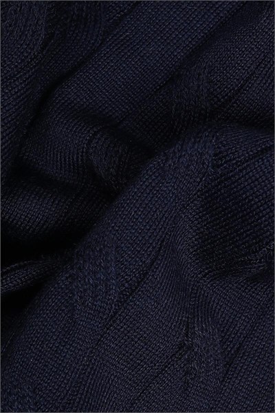 Full Fisherman Sweater Navy