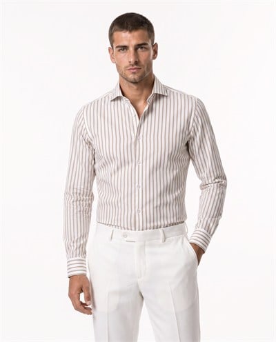 Classic Collar Shirt Bej