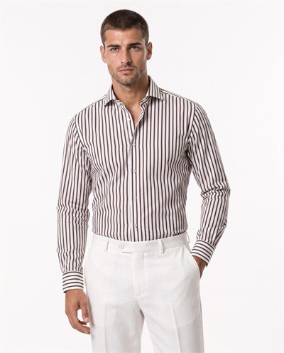 Classic Collar Shirt Brown