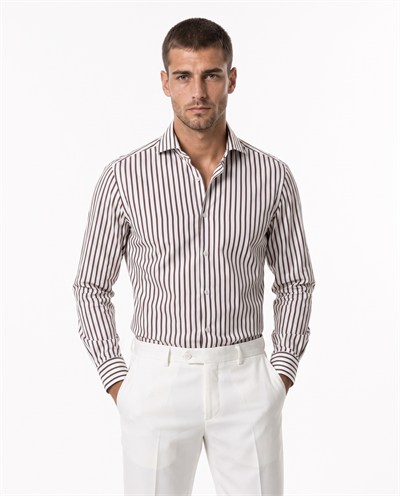Classic Collar Shirt Brown