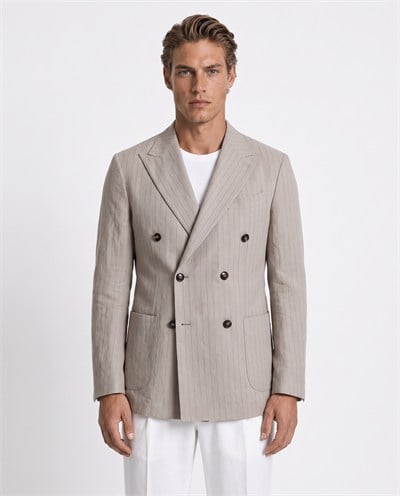 Chester Cross-Front Jacket Bej