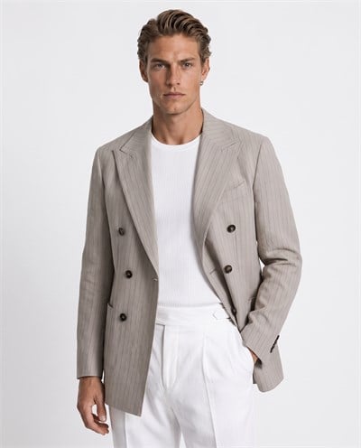 Chester Cross-Front Jacket Bej