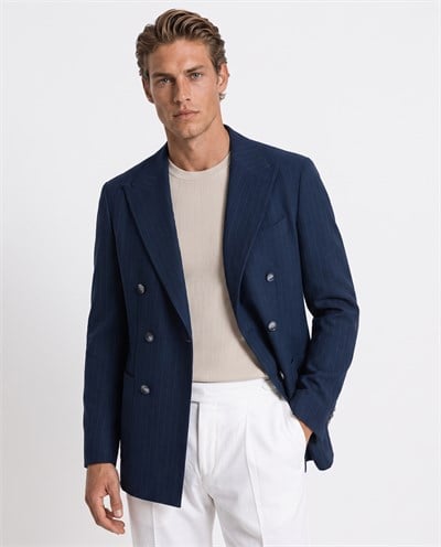 Chester Cross-Front Jacket Navy