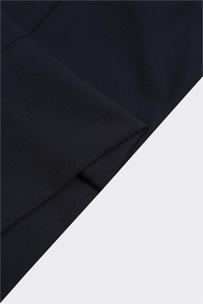Double-Pleated Pants Navy