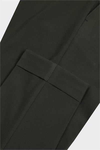 Çift Pile Pantolon Haki