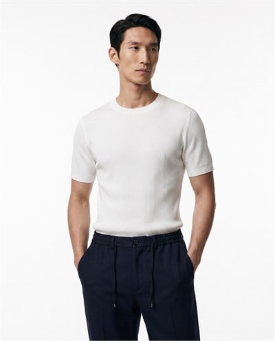 Classico Triko T-Shirt Beyaz