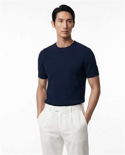 Classico Triko T-Shirt Lacivert