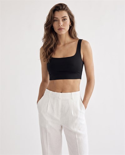 Kai Crop Siyah