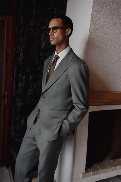 Ferentino Suit Khaki